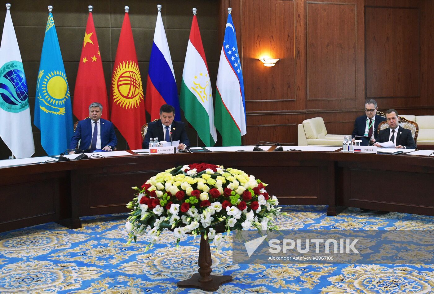 Russian Prime Minister Dmitry Medvedev's official visit to Kyrgyzstan