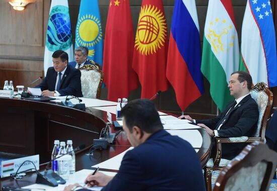 Russian Prime Minister Dmitry Medvedev's official visit to Kyrgyzstan