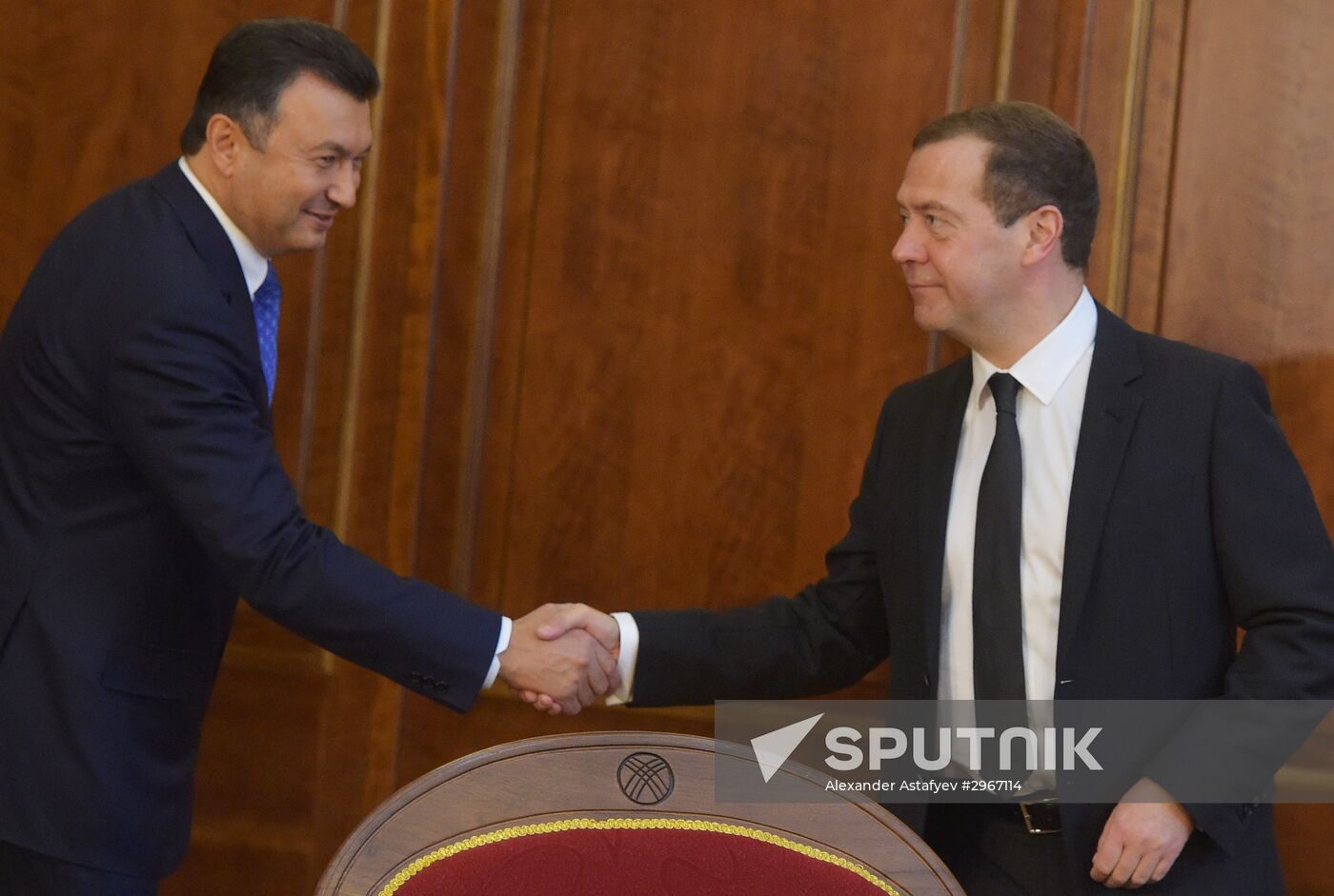 Russian Prime Minister Dmitry Medvedev's official visit to Kyrgyzstan