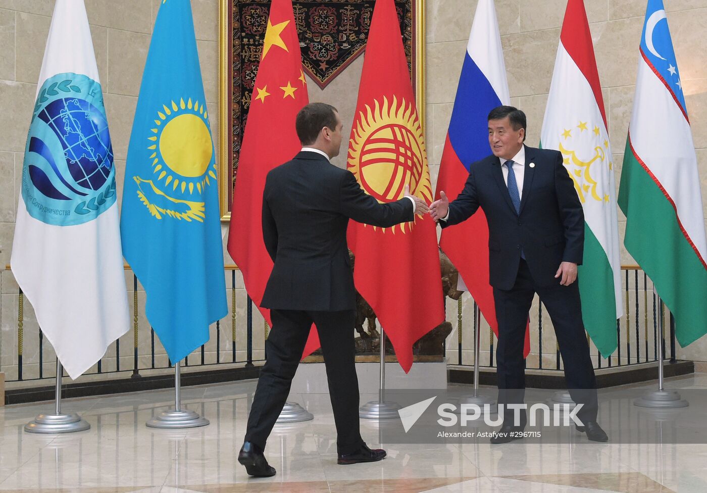 Russian Prime Minister Dmitry Medvedev's official visit to Kyrgyzstan