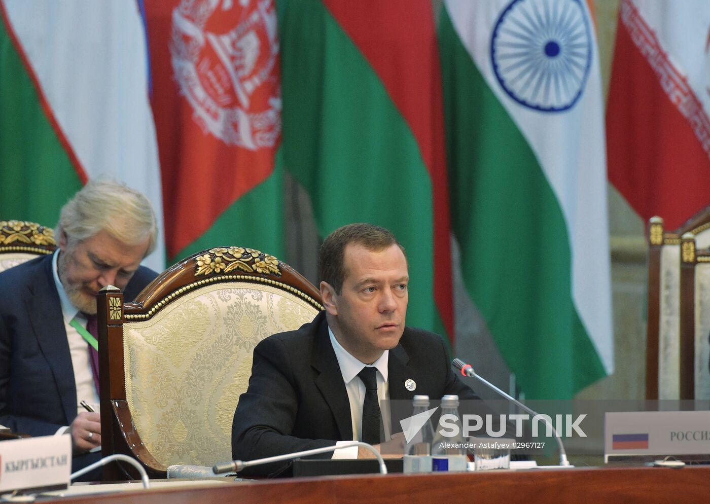 Russian Prime Minister Dmitry Medvedev's official visit to Kyrgyzstan