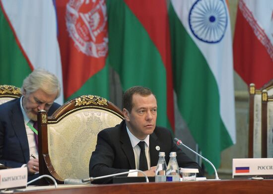 Russian Prime Minister Dmitry Medvedev's official visit to Kyrgyzstan