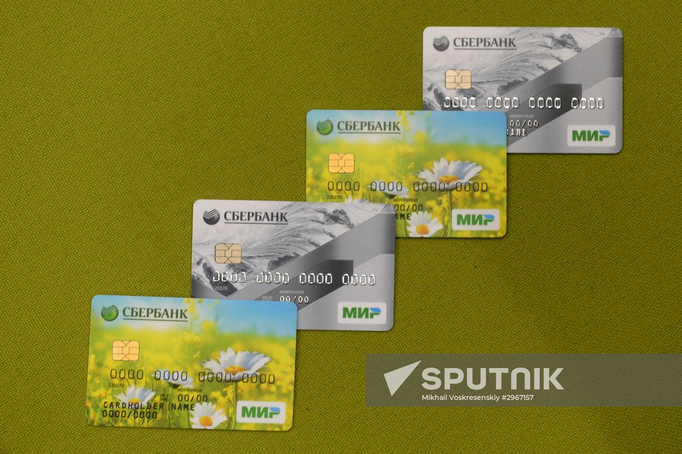 Presentation of Mir payment card