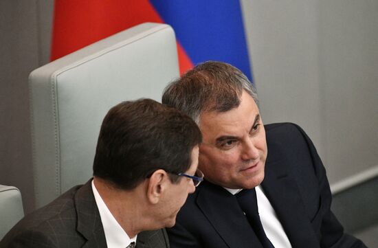 State Duma plenary meeting