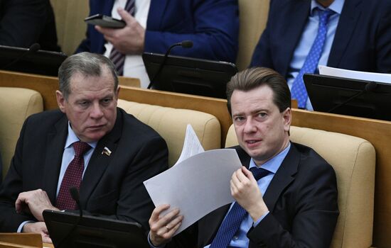 State Duma plenary meeting