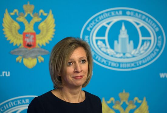 Press briefing by Russian Foreign Ministry Spokesperson Maria Zakharova