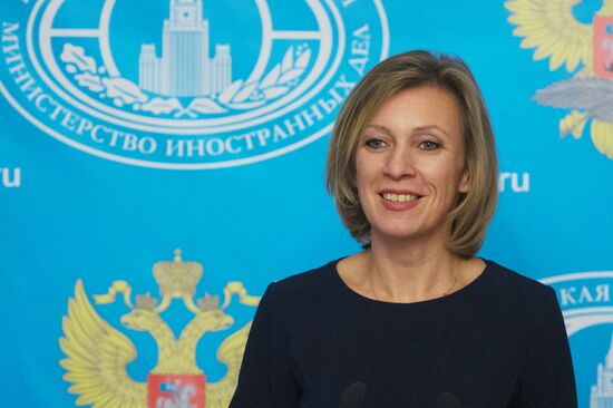 Press briefing by Russian Foreign Ministry Spokesperson Maria Zakharova
