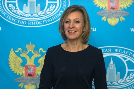 Press briefing by Russian Foreign Ministry Spokesperson Maria Zakharova