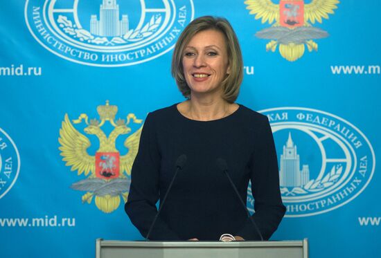 Press briefing by Russian Foreign Ministry Spokesperson Maria Zakharova
