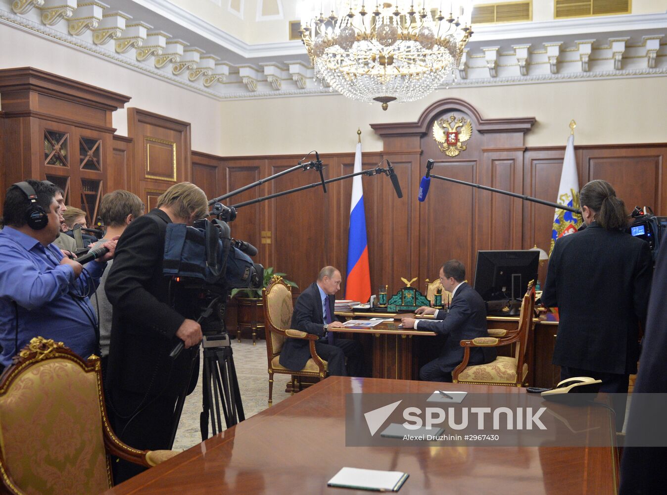 President Putin meets with Culture Minister Medinsky