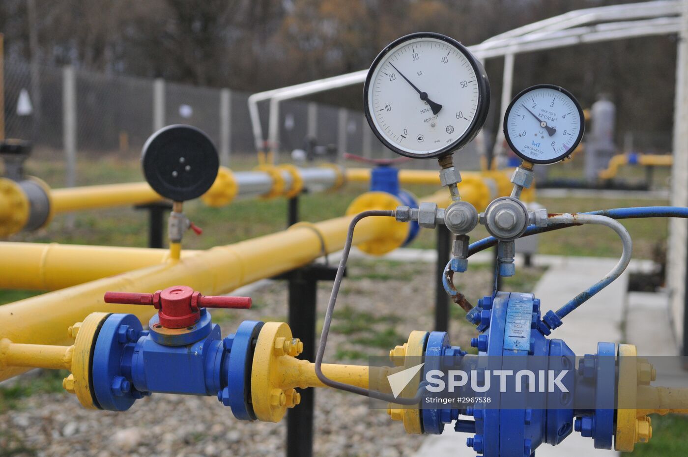 Gas extraction at Kolodnitskoye gas field in Lviv Region