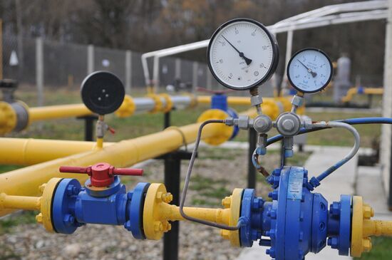Gas extraction at Kolodnitskoye gas field in Lviv Region