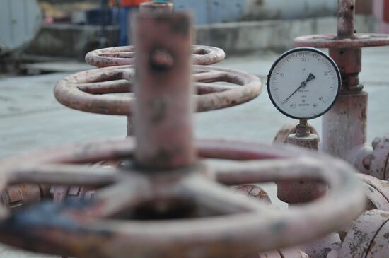 Gas extraction at Kolodnitskoye gas field in Lviv Region