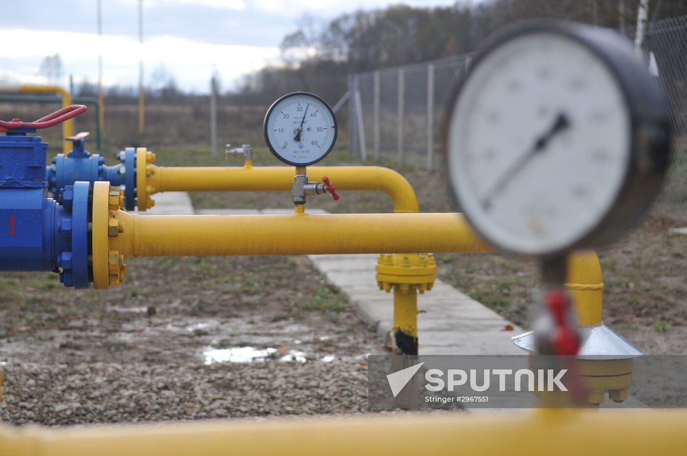 Gas extraction at Kolodnitskoye gas field in Lviv region