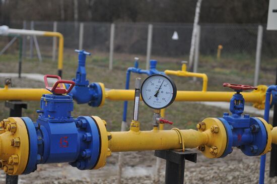 Gas extraction at Kolodnitskoye gas field in Lviv region