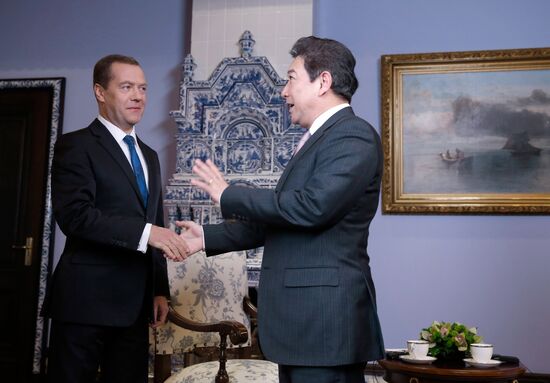 Prime Minister Dmitry Medvedev gives interview to China Central Television
