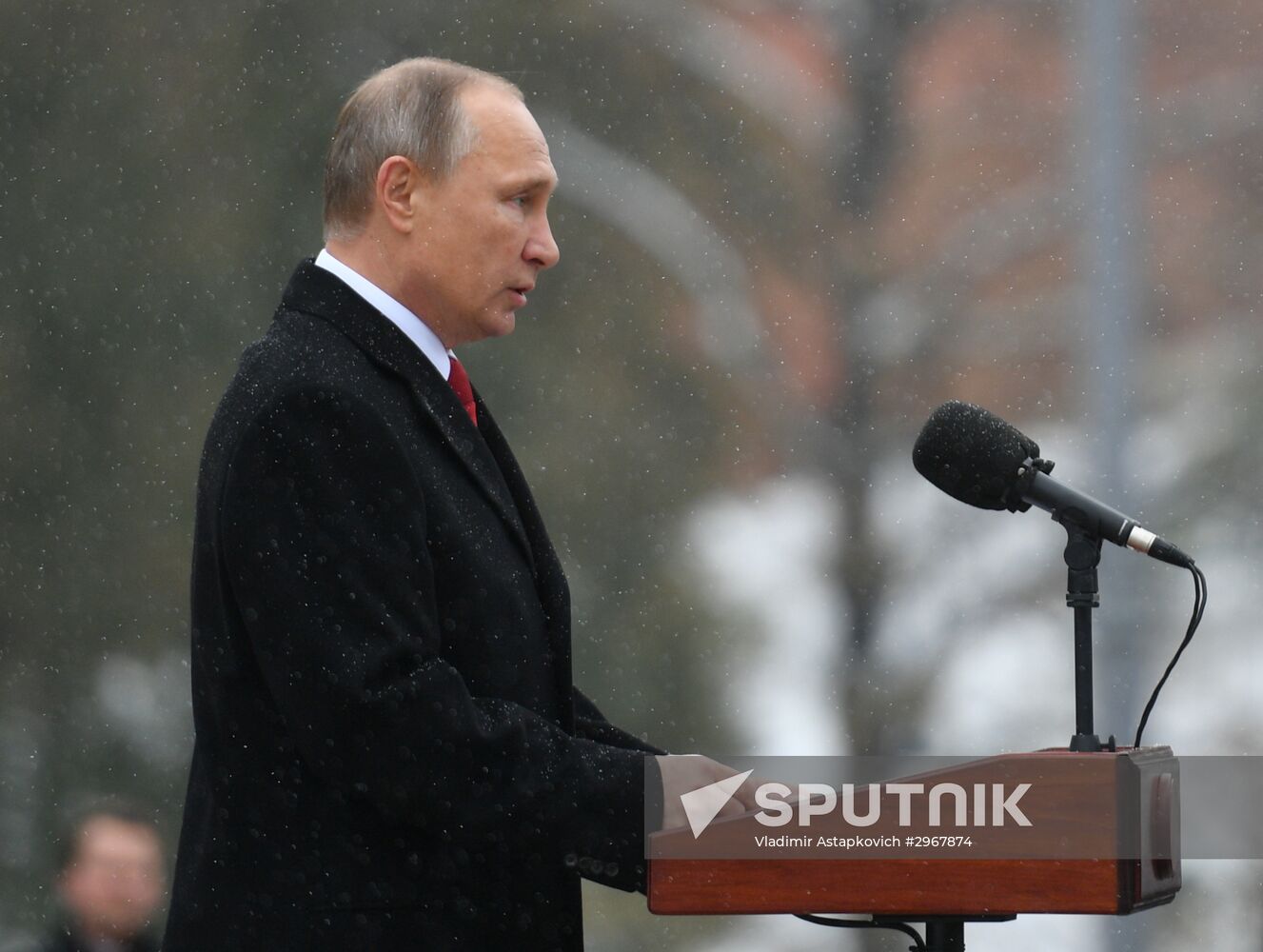 Russian President Vladimir Putin, Prime Minister Dmitry Medvedev attend ceremony to unveil Prince Vladimir monument in Moscow