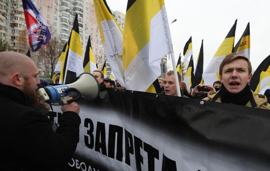 Russian March in Moscow