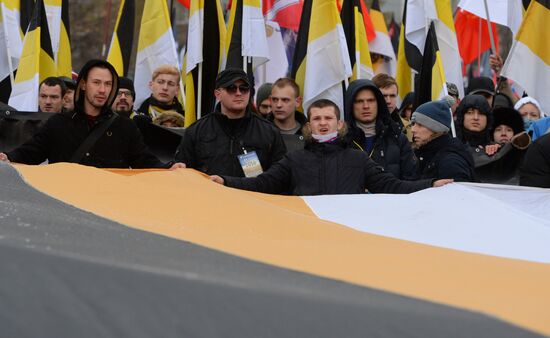 Russian March in Moscow