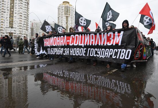 Russian March in Moscow
