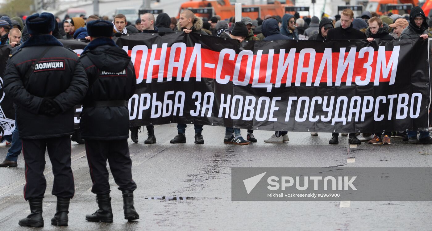 Russian March in Moscow