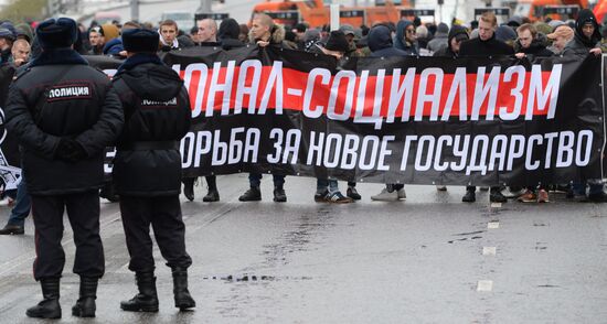 Russian March in Moscow