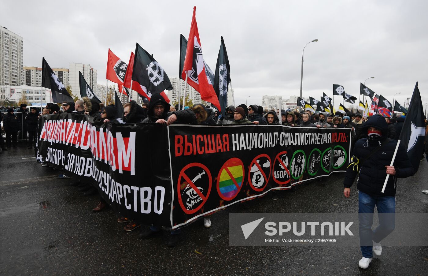 Russian March in Moscow