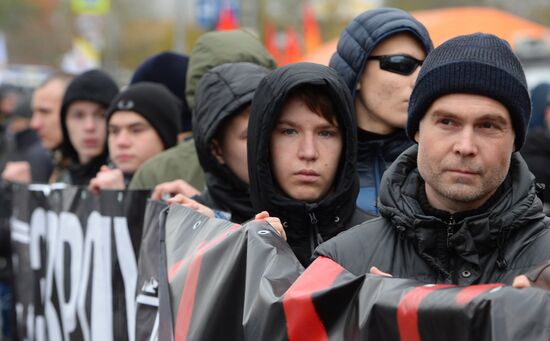 Russian March in Moscow