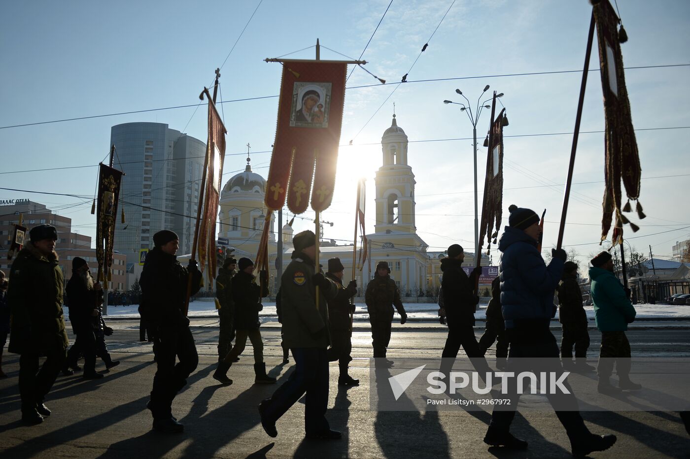 Feast day of Our Lady of Kazan in Russian cities