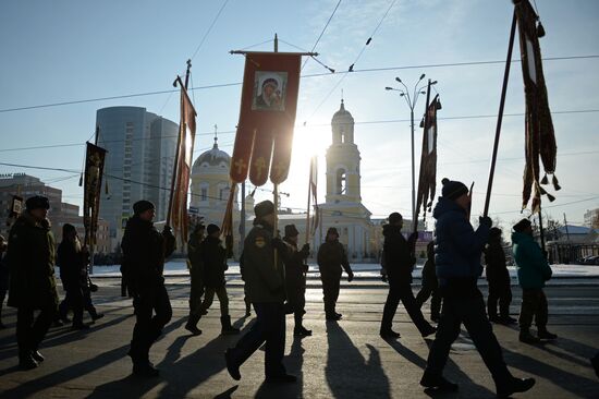 Feast day of Our Lady of Kazan in Russian cities