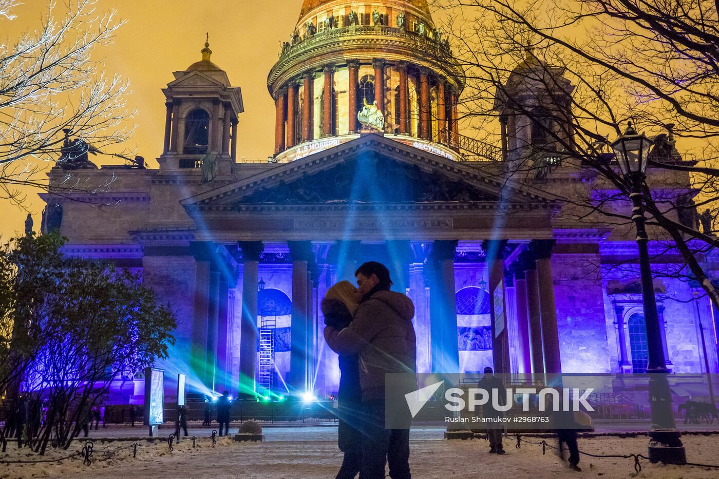 Multimedia 3D-mappig show in St. Petersburg