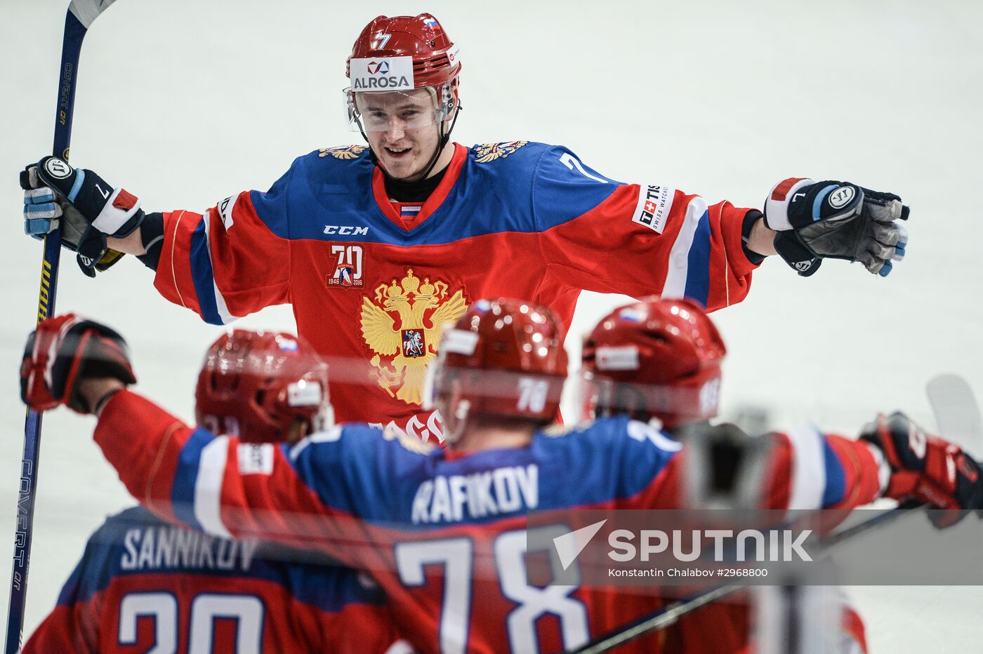 Karjala Ice Hockey Tournament 2016. Sweden vs. Russia