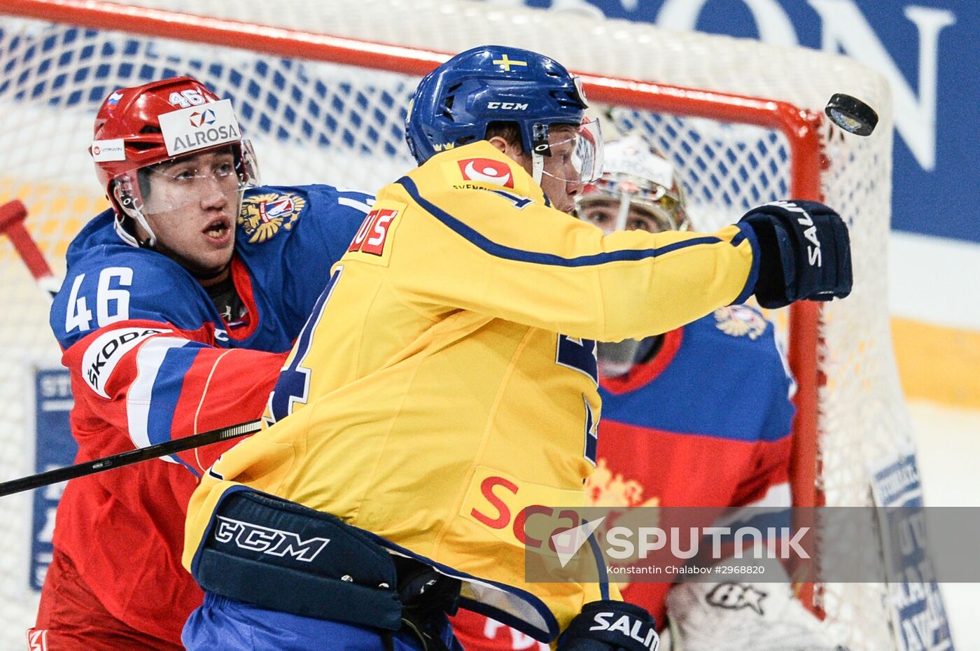 Karjala Ice Hockey Tournament 2016. Sweden vs. Russia