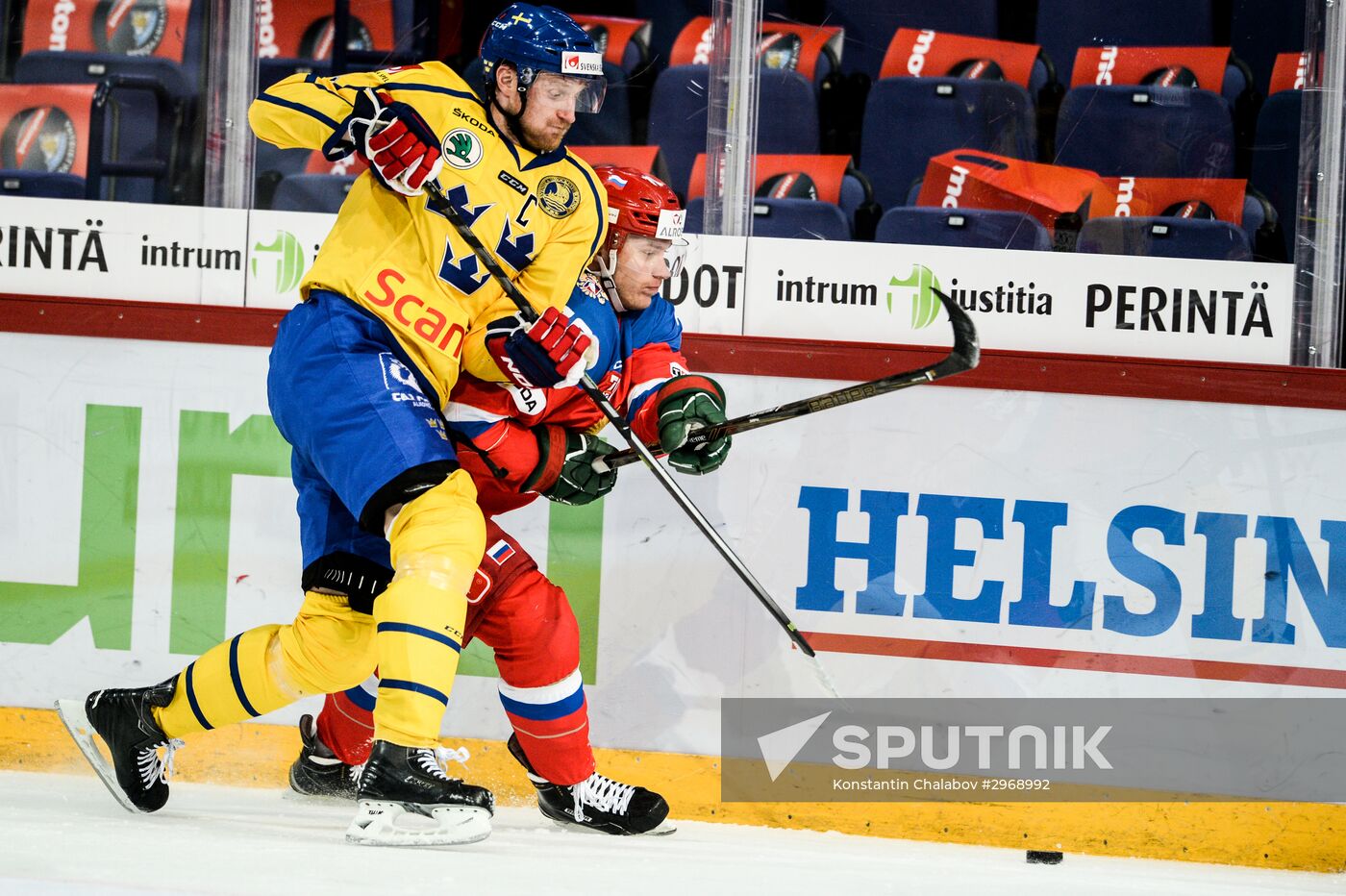 Karjala Ice Hockey Tournament 2016. Sweden vs. Russia