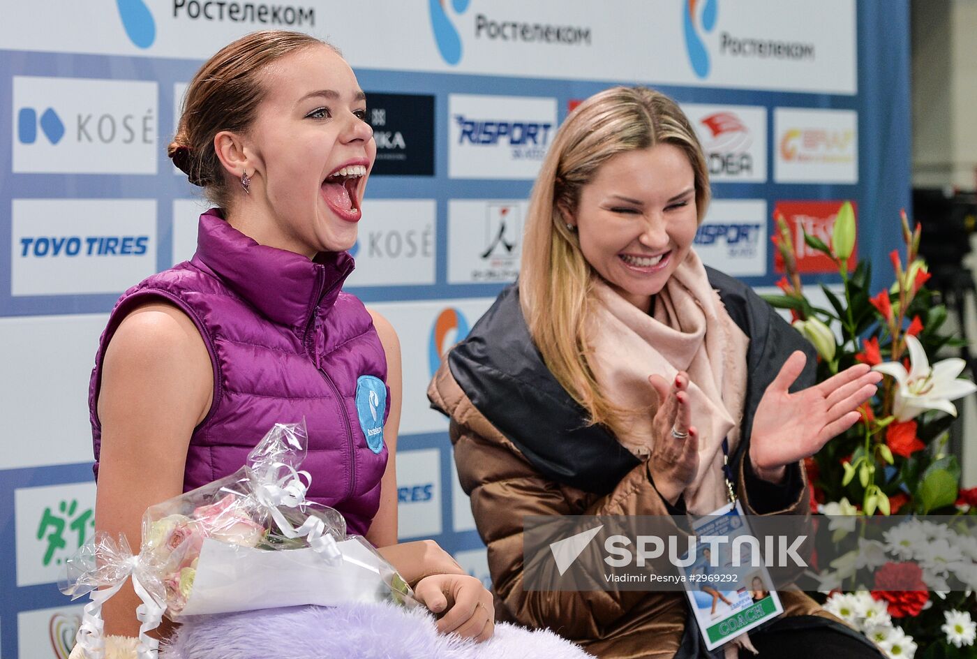 Grand Prix of Figure Skating. Stage 3. Women's free skating