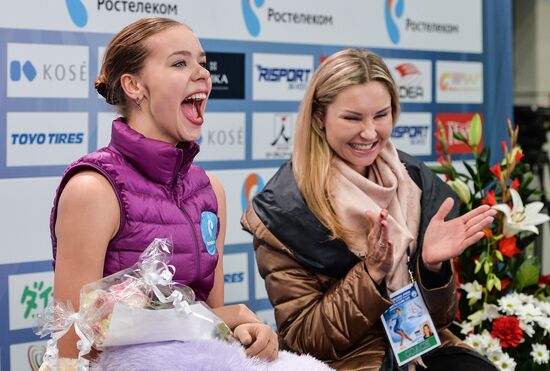 Grand Prix of Figure Skating. Stage 3. Women's free skating