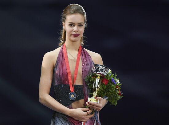 ISU Grand Prix of Figure Skating. Rostelecom Cup. Medal ceremony