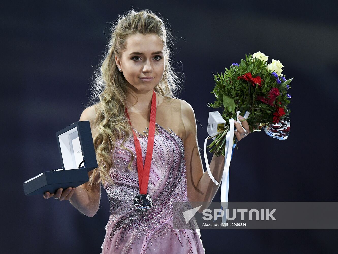 ISU Grand Prix of Figure Skating. Rostelecom Cup. Medal ceremony