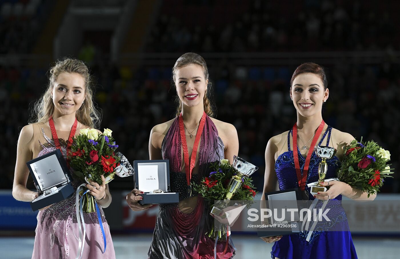 Grand Prix of Figure Skating. Stage 3. Medal ceremony