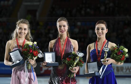 Grand Prix of Figure Skating. Stage 3. Medal ceremony
