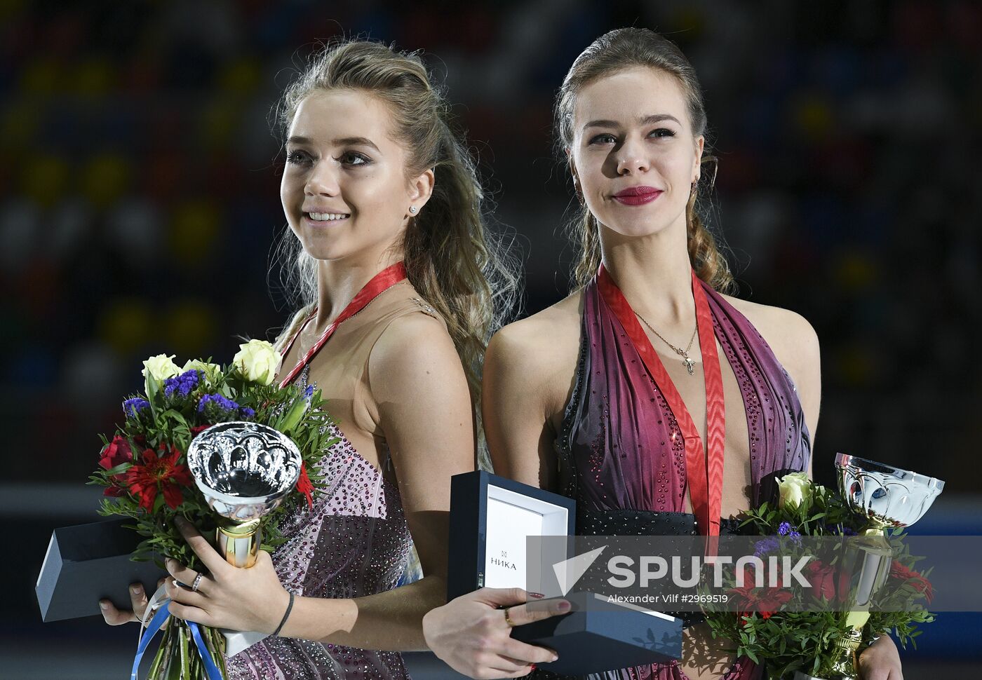 ISU Grand Prix of Figure Skating. Rostelecom Cup. Medal ceremony