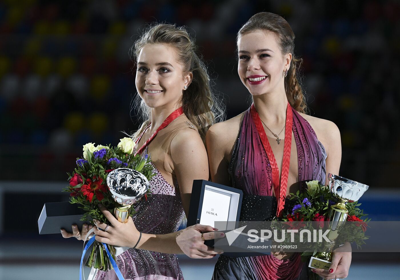 ISU Grand Prix of Figure Skating. Rostelecom Cup. Medal ceremony