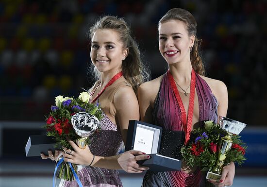 ISU Grand Prix of Figure Skating. Rostelecom Cup. Medal ceremony