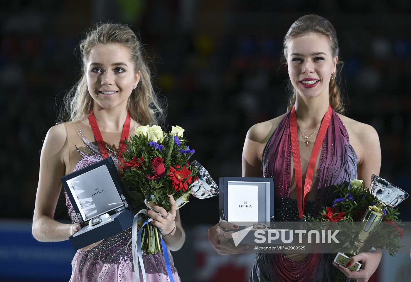 ISU Grand Prix of Figure Skating. Rostelecom Cup. Medal ceremony