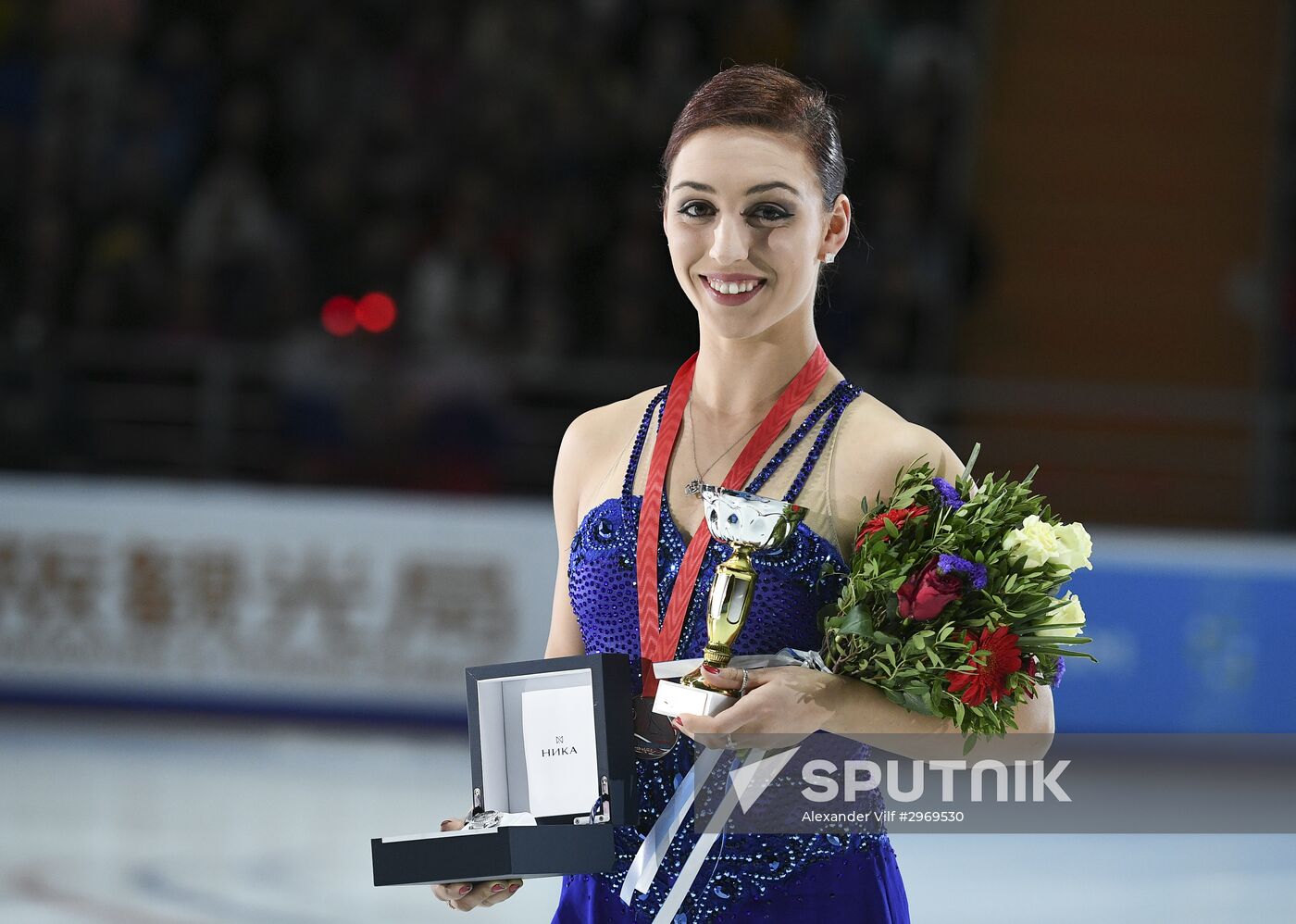 ISU Grand Prix of Figure Skating. Rostelecom Cup. Medal ceremony