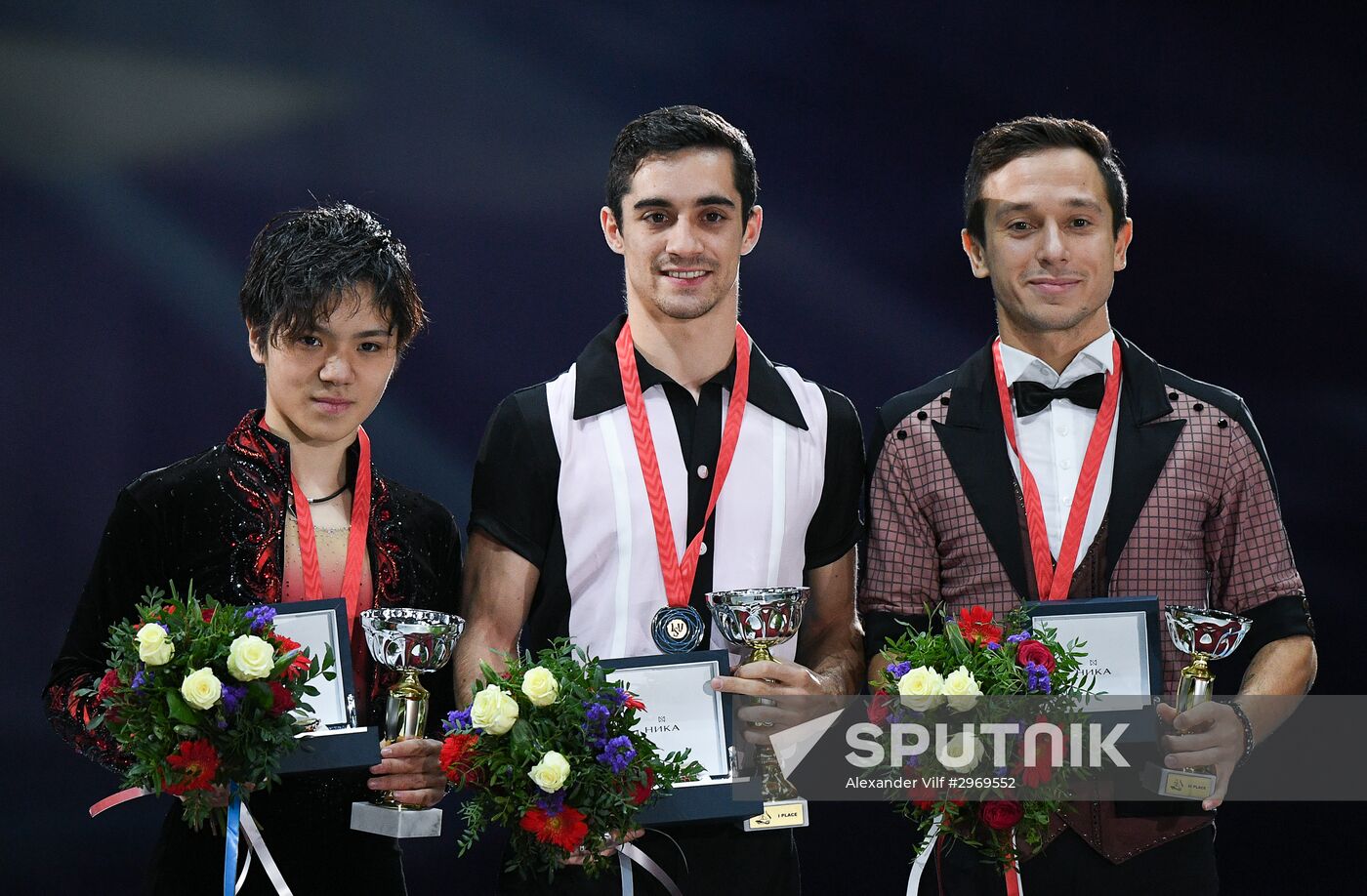 Grand Prix of Figure Skating. Stage 3. Medal ceremony