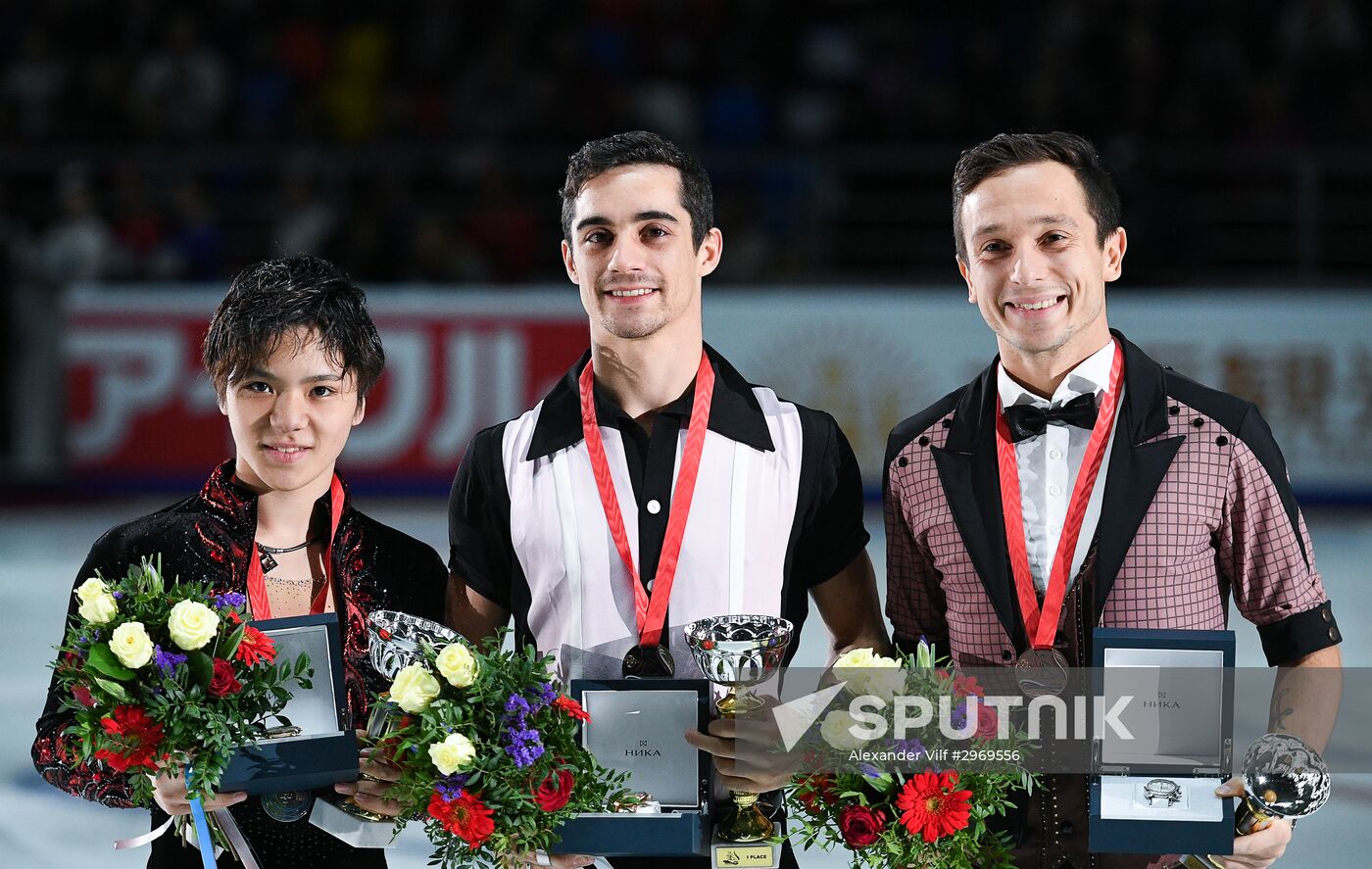 Grand Prix of Figure Skating. Stage 3. Medal ceremony