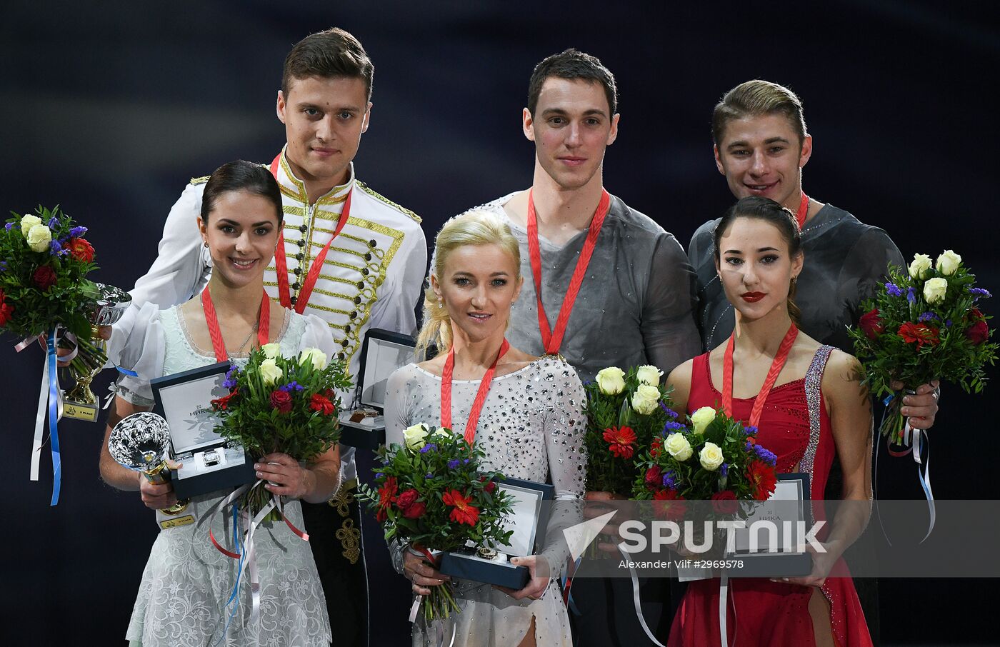 Grand Prix of Figure Skating. Stage 3. Medal ceremony
