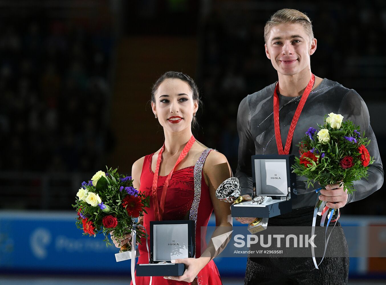 Grand Prix of Figure Skating. Stage 3. Medal ceremony