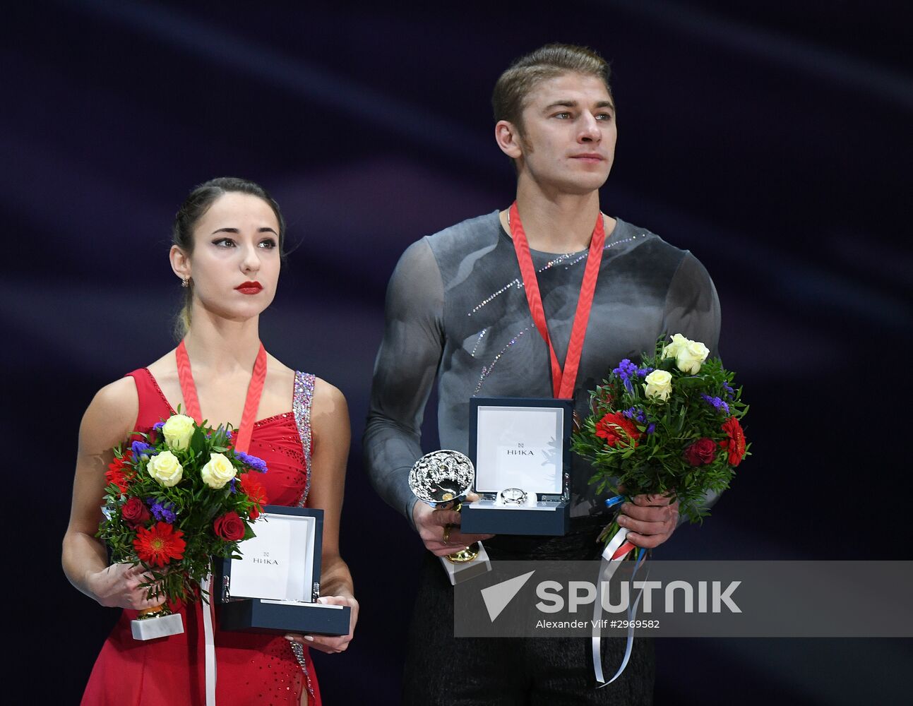 Grand Prix of Figure Skating. Stage 3. Medal ceremony
